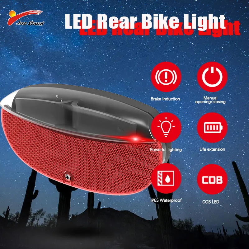 Bike Light on Rear Rack Red Bicycle Light Safety Warning Bicycle Parts LED Rear Bike Light Waterproof Bicycle Accessories
Bike Light on Rear Rack Red Bicycle Light Safety Warning Bicycle Parts LED Rear Bike Light Waterproof Bicycle Accessories