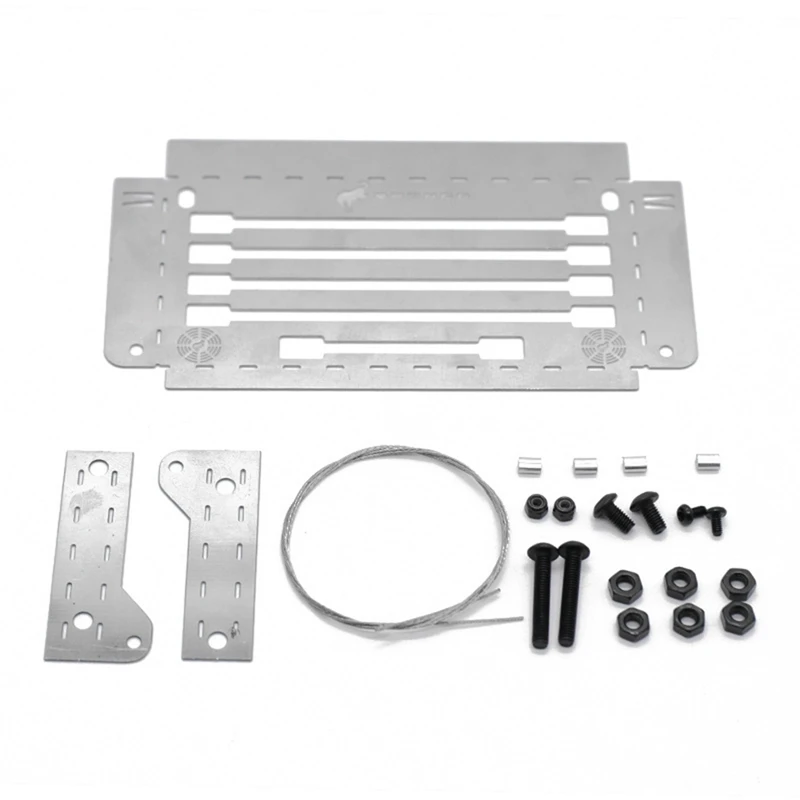 For TRAXXAS TRX4 Tool Box Camp Table Plate Open Cover Folding Meal Plate Metal TRX-4 Bronco RC Car Upgrade,Silver
For TRAXXAS TRX4 Tool Box Camp Table Plate Open Cover Folding Meal Plate Metal TRX-4 Bronco RC Car Upgrade,Silver
