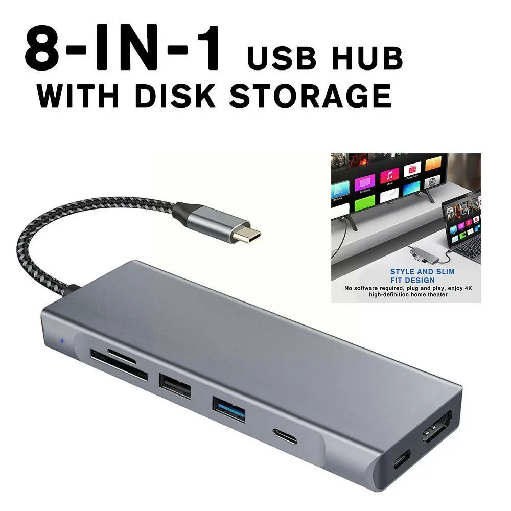 Type-c Extender Hub Docking Station USB-C USB 2.0 Hub Multi Computer USB Use With Power Hub Adapter Splitter Accessorie Swi S9I6
Type-c Extender Hub Docking Station USB-C USB 2.0 Hub Multi Computer USB Use With Power Hub Adapter Splitter Accessorie Swi S9I6