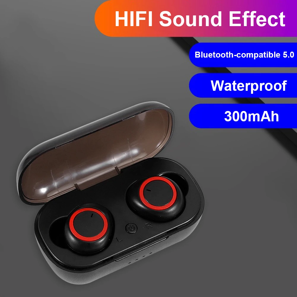 Bluetooth-наушники Y50, 5,0 мА ч, с зарядным устройством 
Bluetooth-наушники Y50, 5,0 мА ч, с зарядным устройством