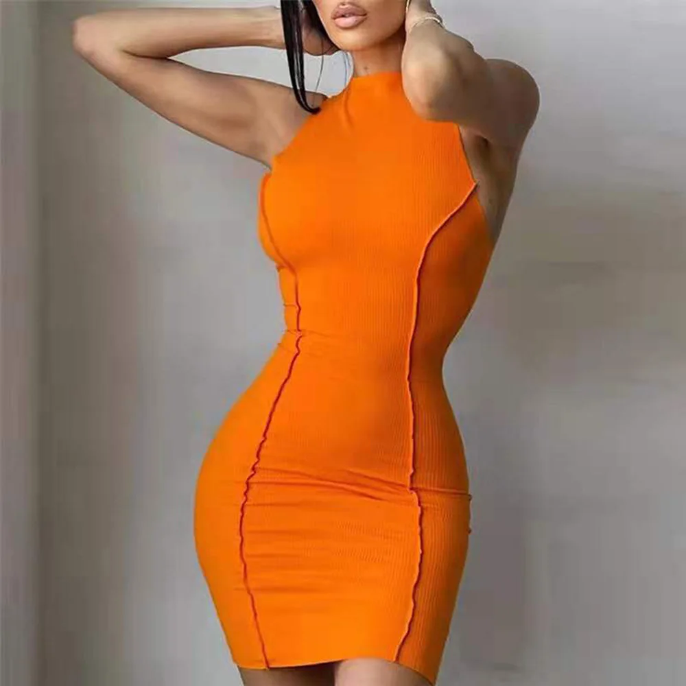 Women's New Dress Summer Fashion Streetwear Slim Fit Wrap Hip Round Neck Pullover High Waist Sleeveless Solid Color Short Skirt
Women's New Dress Summer Fashion Streetwear Slim Fit Wrap Hip Round Neck Pullover High Waist Sleeveless Solid Color Short Skirt