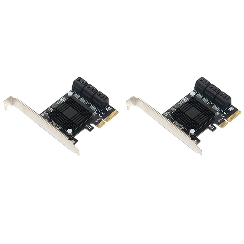 2X Hard Disk Expansion Card, Desktop Pci-E To Sata3.0 Expansion Card 6 Ports, Support Macos, Windows7/8/10
2X Hard Disk Expansion Card, Desktop Pci-E To Sata3.0 Expansion Card 6 Ports, Support Macos, Windows7/8/10