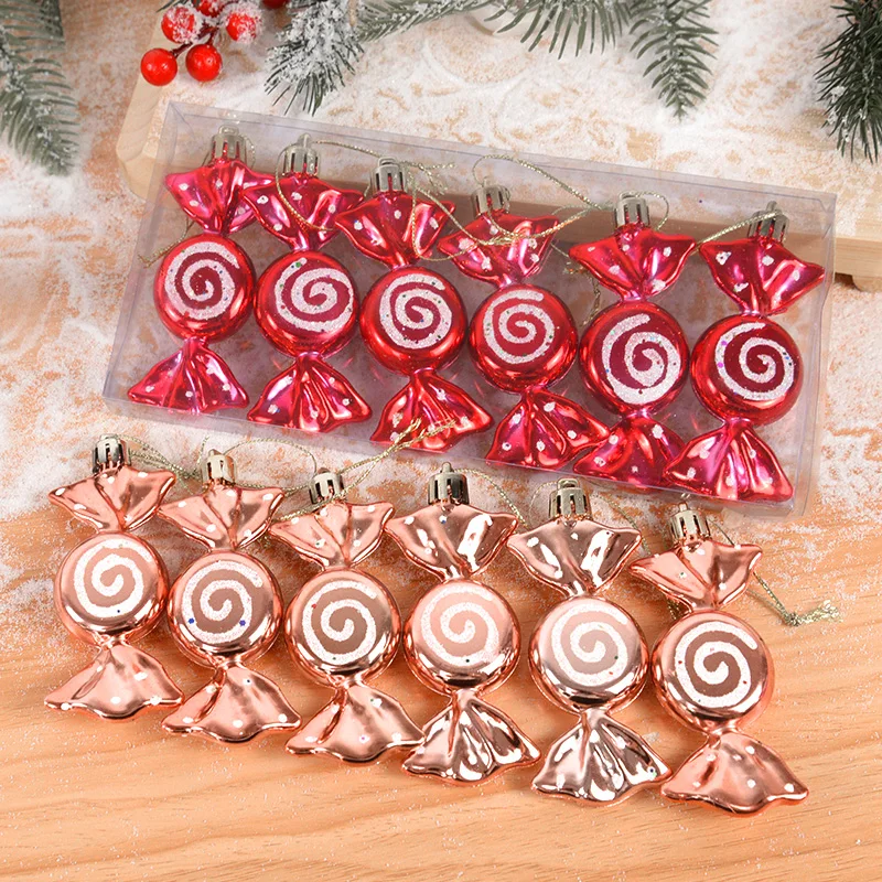 6pcs/box Christmas Candy Pendant Xmas Tree Hanging Ornaments Christmas Decorations For Home 2022 Navidad Noel New Year Kids Gift
6pcs/box Christmas Candy Pendant Xmas Tree Hanging Ornaments Christmas Decorations For Home 2022 Navidad Noel New Year Kids Gift