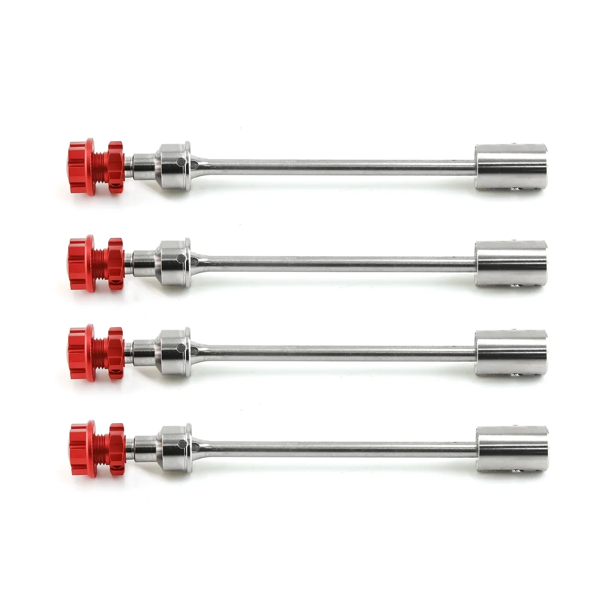 4Pcs Steel Drive Shaft CVD Driveshaft with Splined Wheel Hex for E- 2.0 86086-4 1/10 RC Car Upgrade Parts,5
4Pcs Steel Drive Shaft CVD Driveshaft with Splined Wheel Hex for E- 2.0 86086-4 1/10 RC Car Upgrade Parts,5