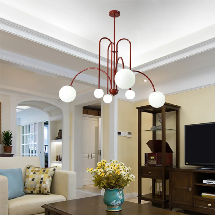 Nordic Post-modern Minimalist Online Red Light Luxury Danish Designer Pendant Lamp Living Room Exhibition Hall Glass Art Lamp
Nordic Post-modern Minimalist Online Red Light Luxury Danish Designer Pendant Lamp Living Room Exhibition Hall Glass Art Lamp