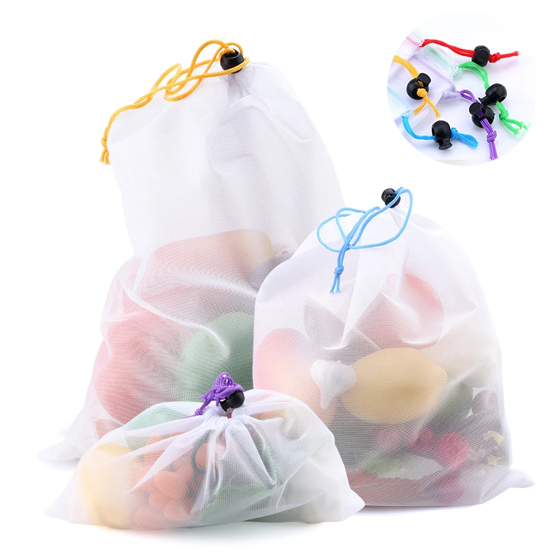 6pcs Colorful Reusable Fruit Vegetable Bags Net Bag Produce Washable Mesh Bags Kitchen Storage Bags Toys Sundries
6pcs Colorful Reusable Fruit Vegetable Bags Net Bag Produce Washable Mesh Bags Kitchen Storage Bags Toys Sundries
