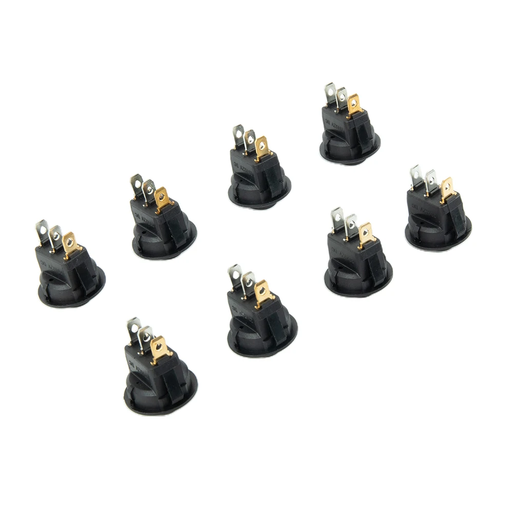 

Auto accessories Boat tool Toggle Controls 8pcs Boat Switches ON/OFF Car Boat 2 poles Switches 3 pins Button SPST