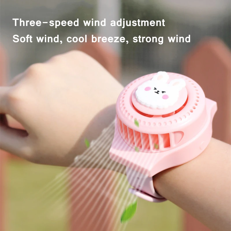 Cute Cartoon Rabbit Mini Watch Design Bladeless Air Cooler Fan 300mAh Rechargeable Ventilador 3 Gear Adjustable Children Gifts
Cute Cartoon Rabbit Mini Watch Design Bladeless Air Cooler Fan 300mAh Rechargeable Ventilador 3 Gear Adjustable Children Gifts