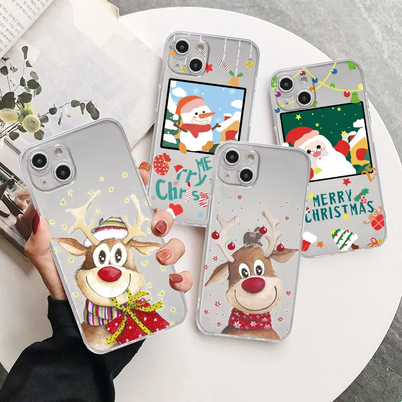 Shockproof Case For iPhone 14 13 12 11 Pro Max XR XS Max 7 8 13 12 14 Plus 13 Mini Silicone Funda Cover Christmas Red Nose Elk
Shockproof Case For iPhone 14 13 12 11 Pro Max XR XS Max 7 8 13 12 14 Plus 13 Mini Silicone Funda Cover Christmas Red Nose Elk
