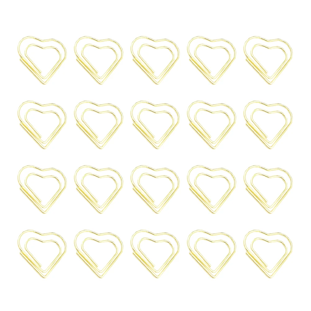 Paper Clips Clip Metal Heart Book Supplies Officeholder Clamp Shaped Golden Shape Gold Creative Mini Forsmall Christmas
Paper Clips Clip Metal Heart Book Supplies Officeholder Clamp Shaped Golden Shape Gold Creative Mini Forsmall Christmas