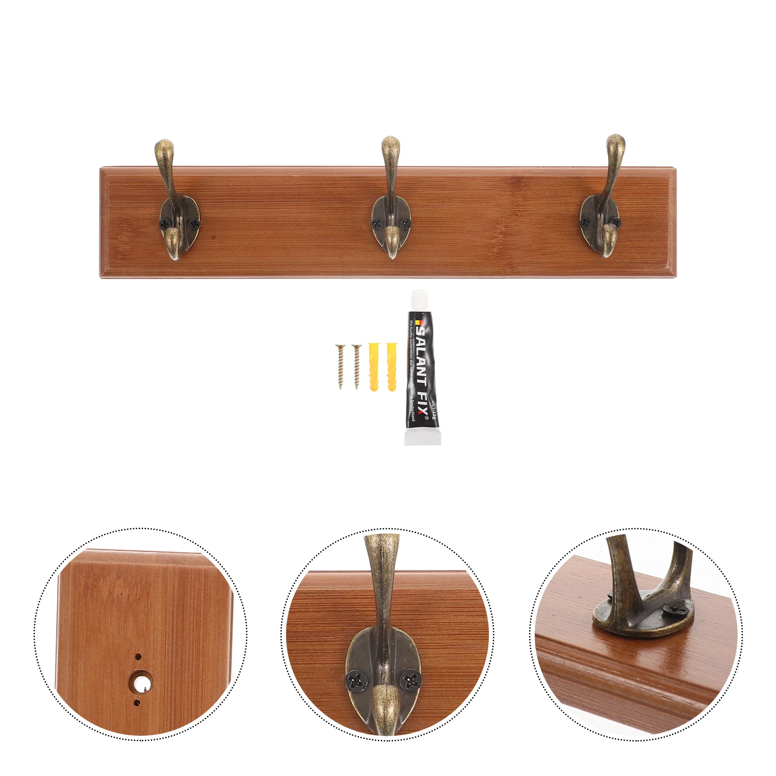 Hook Rack Wall Hanger Coat Rail Row Clothes Hooks Hat Towelvintage Key Bathroom Kitchen Storage Supply Wallet Robe Towels
Hook Rack Wall Hanger Coat Rail Row Clothes Hooks Hat Towelvintage Key Bathroom Kitchen Storage Supply Wallet Robe Towels