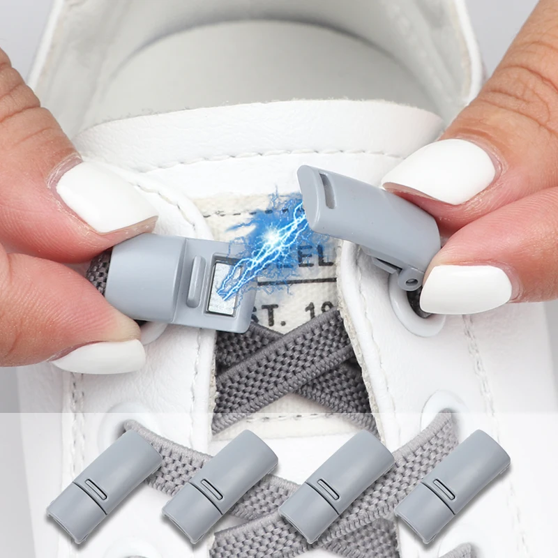 1 pair Magnetic Lock Sneakers for Shoelaces Laces Elastic No Tie Shoe laces without ties Boot Kids Adult Quick Flat Rubber Bands
1 pair Magnetic Lock Sneakers for Shoelaces Laces Elastic No Tie Shoe laces without ties Boot Kids Adult Quick Flat Rubber Bands