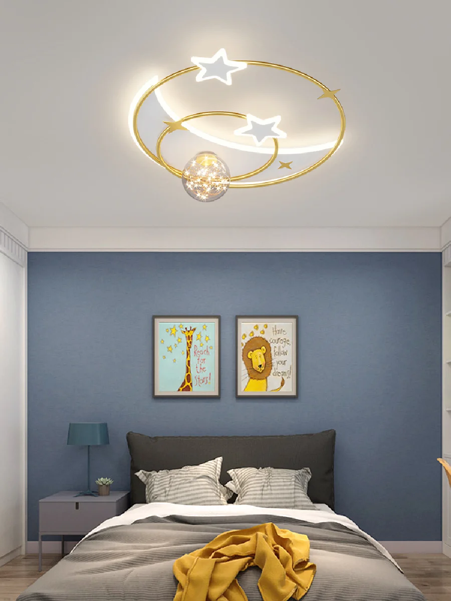 New moon star bedroom lights children's room lights boys and girls room lights eye protection no stroboscopic ceiling lamps
New moon star bedroom lights children's room lights boys and girls room lights eye protection no stroboscopic ceiling lamps