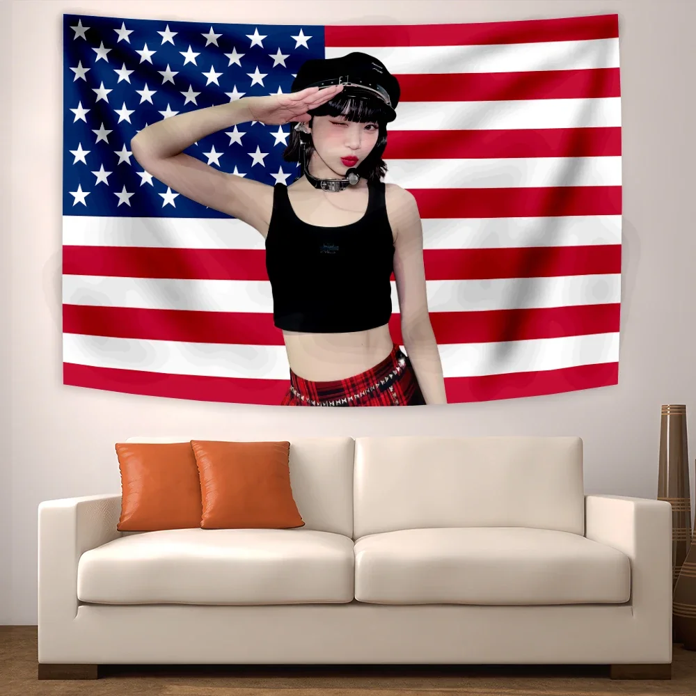 Гобелен Chaewons с американским флагом 100% полиэстер
Гобелен Chaewons с американским флагом 100% полиэстер