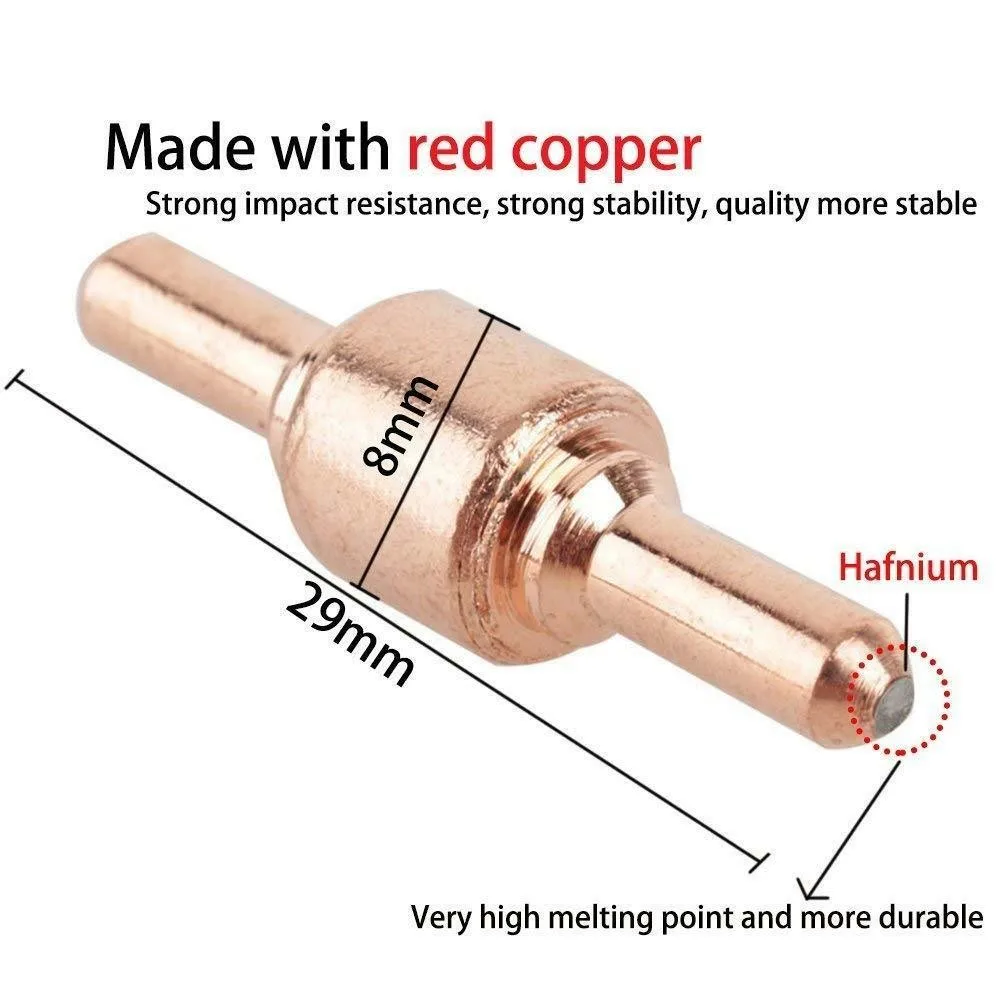 10 Pcs PT-31 Lengthened Plasma Cutting Consumable Electrode Nozzle Head Electrode Nozzle Welding Materials Nozzle
10 Pcs PT-31 Lengthened Plasma Cutting Consumable Electrode Nozzle Head Electrode Nozzle Welding Materials Nozzle