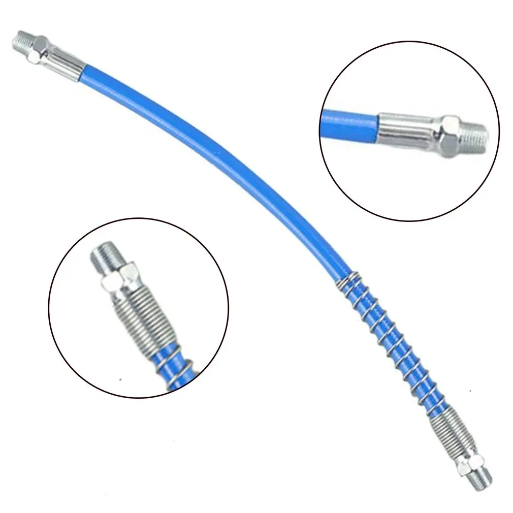 Grease Gun Hose 30CM Flexible Heavy Duty Flex Hose Explosion-Proof Spring Lube Gun Hose For Hand And Air Powered Grease Guns
Grease Gun Hose 30CM Flexible Heavy Duty Flex Hose Explosion-Proof Spring Lube Gun Hose For Hand And Air Powered Grease Guns