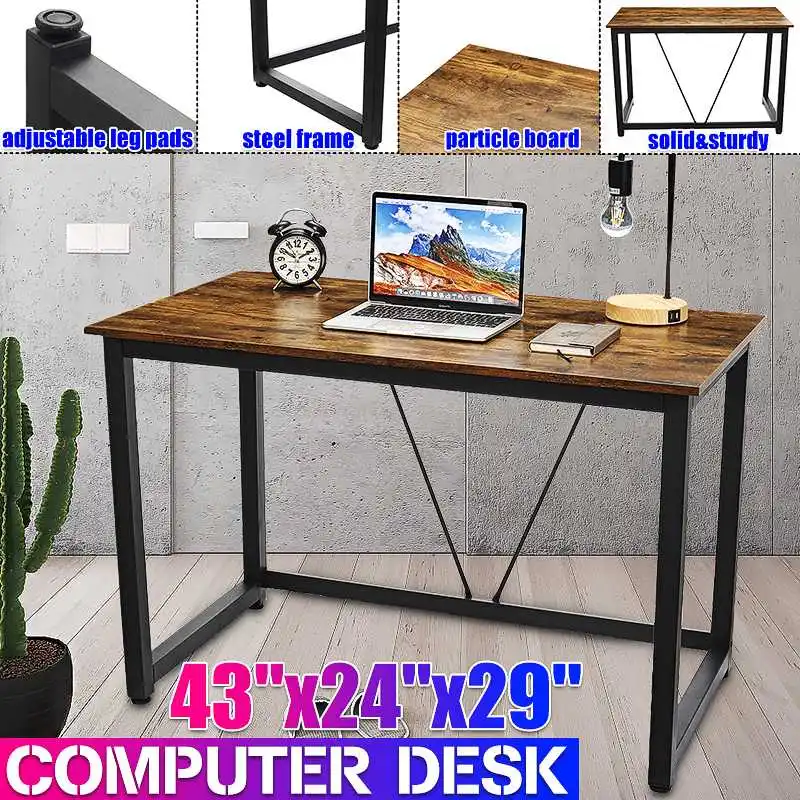 Modern Simple Desktop Computer Desk Large Laptop Economical Study Table Office Desk Workstation for Home Office(43"L x 23.6"W)
Modern Simple Desktop Computer Desk Large Laptop Economical Study Table Office Desk Workstation for Home Office(43"L x 23.6"W)