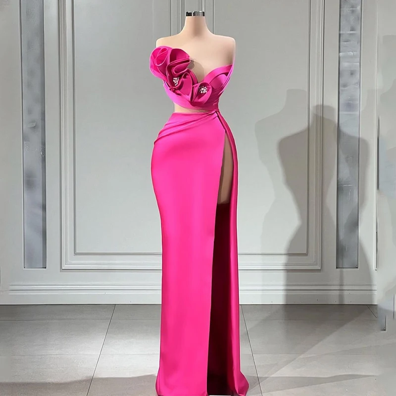 UZN Sexy 2023 Mermaid Prom Dress Formal Beadings 3D Flower Evening Dress Sexy High Split Saudi Arabia Party Prom Gowns Plus Size
UZN Sexy 2023 Mermaid Prom Dress Formal Beadings 3D Flower Evening Dress Sexy High Split Saudi Arabia Party Prom Gowns Plus Size