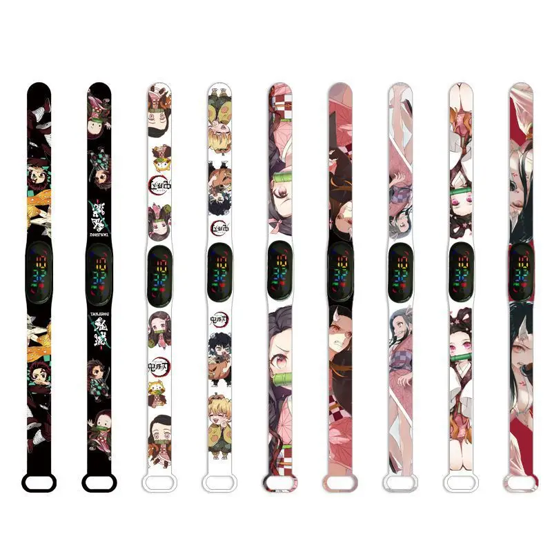 Demon Slayer Kimetsu No Yaiba Anime Figure Cute Digital Electronic Silicone LED Watch 18 Style Send Kids Gifts Birthday Toys
Demon Slayer Kimetsu No Yaiba Anime Figure Cute Digital Electronic Silicone LED Watch 18 Style Send Kids Gifts Birthday Toys