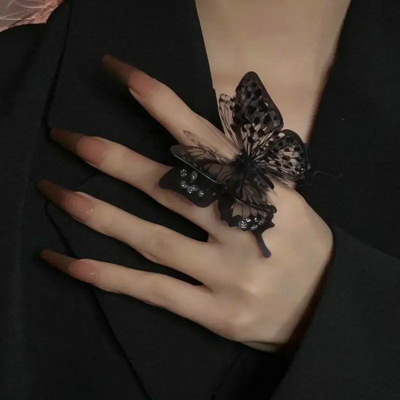 Exaggerated Big Butterfly Ring Retro Dark Ring Adjustable Gothic Fashion Pure Desire Female Jewelry
Exaggerated Big Butterfly Ring Retro Dark Ring Adjustable Gothic Fashion Pure Desire Female Jewelry