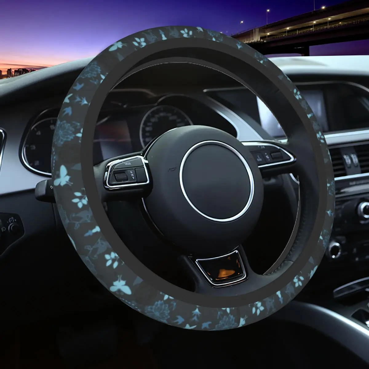 Flower Pattern Steering Wheel Cover Women Men Custom Rose Auto Car Steering Wheel Protector for Sedan Car Accessories Universal
Flower Pattern Steering Wheel Cover Women Men Custom Rose Auto Car Steering Wheel Protector for Sedan Car Accessories Universal