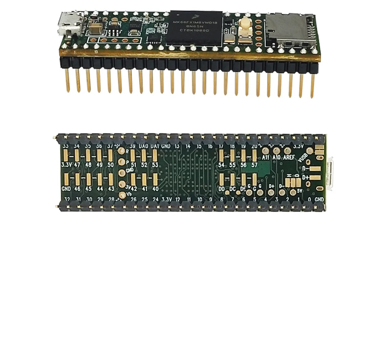 Teensy 3.6 With Headers Kinetis MCU 32-Bit ARM Cortex-M4 Embedded Evaluation Board Teensy3.6 With MCU MK66FX1M0VMD18
Teensy 3.6 With Headers Kinetis MCU 32-Bit ARM Cortex-M4 Embedded Evaluation Board Teensy3.6 With MCU MK66FX1M0VMD18