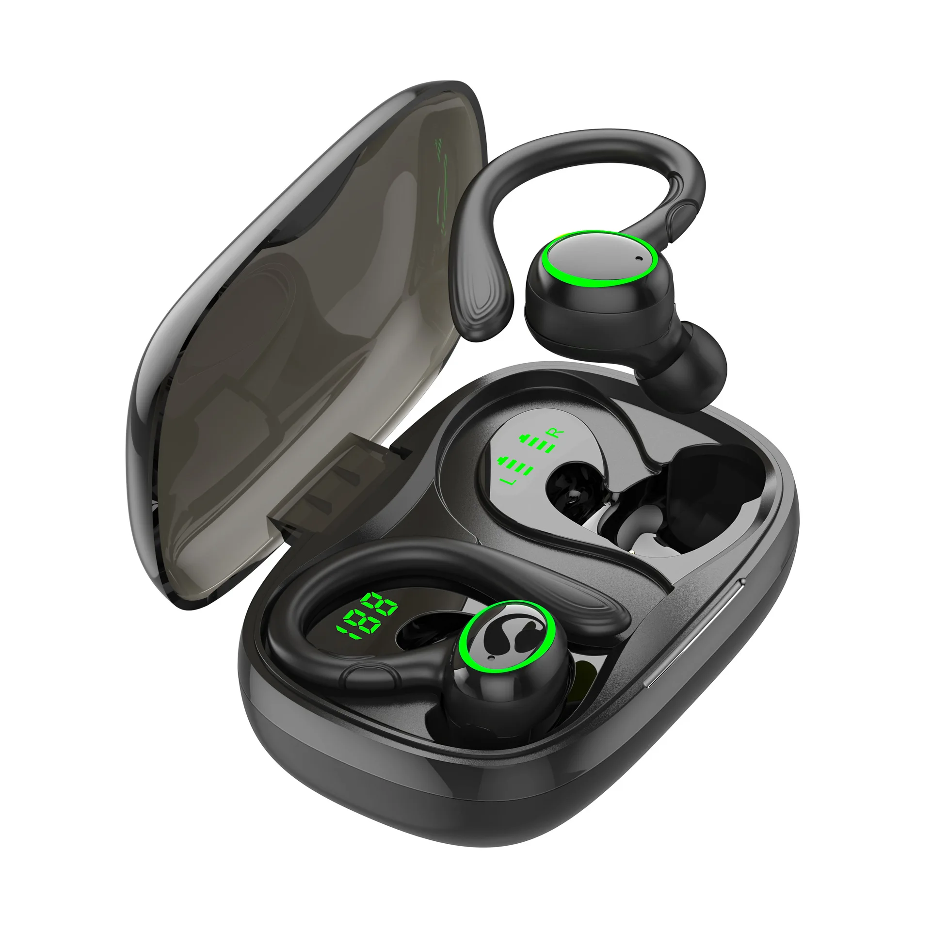 TWS Wireless Earphone Bluetooth 5.1 Sports Wireless Headphones IPX7 WaterproofTouch Control 9D Stereo Headset with Mic Earpiece
TWS Wireless Earphone Bluetooth 5.1 Sports Wireless Headphones IPX7 WaterproofTouch Control 9D Stereo Headset with Mic Earpiece