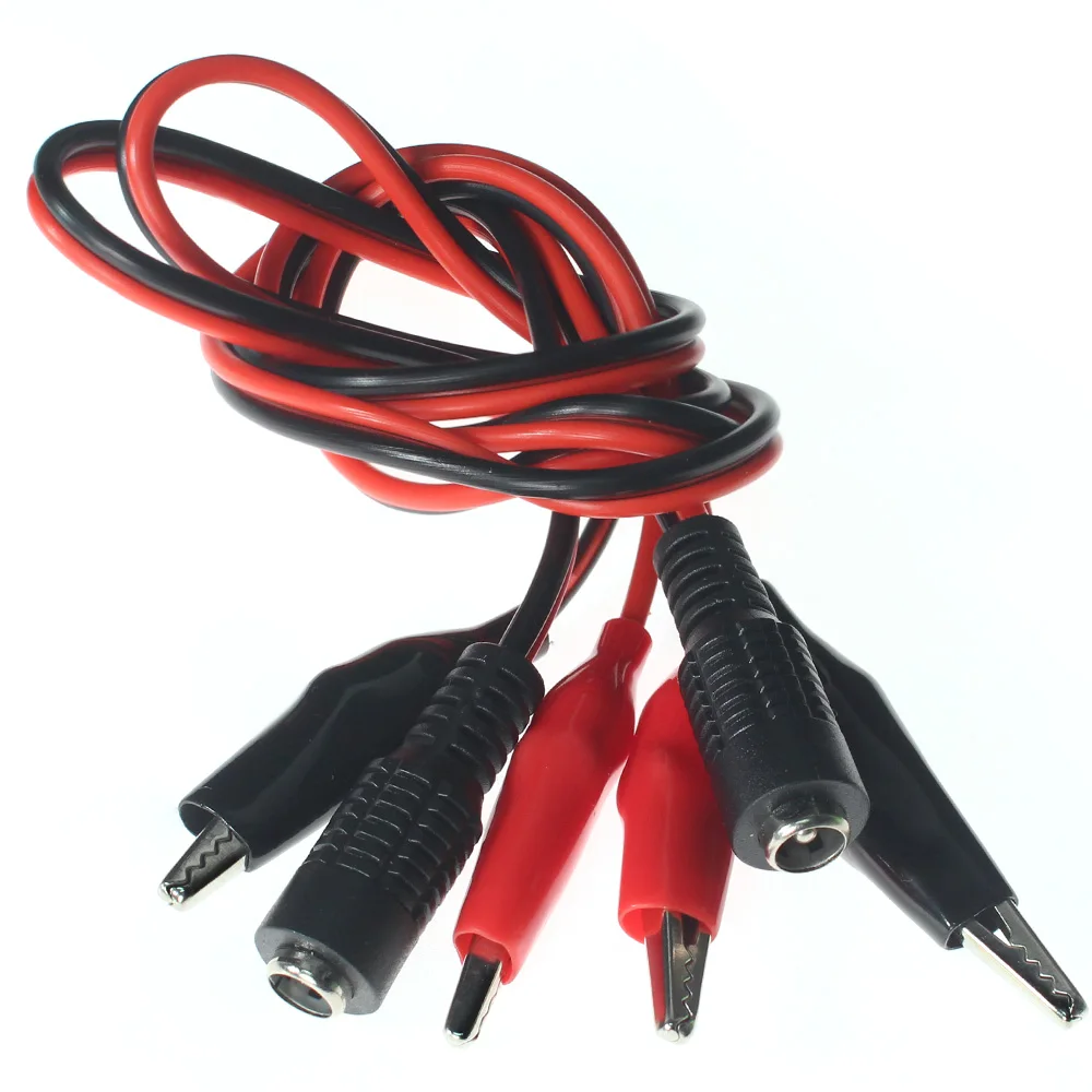 1PCS 2 Alligator Clip To DC 1 Male or Female Head Turn Medium Alligator Clip Line 0.5m DC 5.5*2.1mm Clips Crocodile Test Leads
1PCS 2 Alligator Clip To DC 1 Male or Female Head Turn Medium Alligator Clip Line 0.5m DC 5.5*2.1mm Clips Crocodile Test Leads
