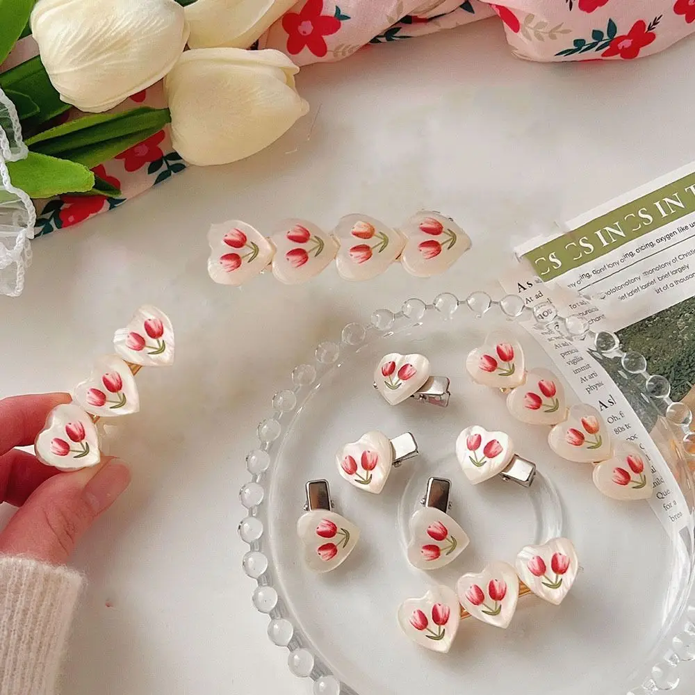 Tulip Flowers Hair Clip Back of the Head Grab Clip Coiled Hair Shark Clip Japanese and Korean Style Advanced Hair Accessories
Tulip Flowers Hair Clip Back of the Head Grab Clip Coiled Hair Shark Clip Japanese and Korean Style Advanced Hair Accessories