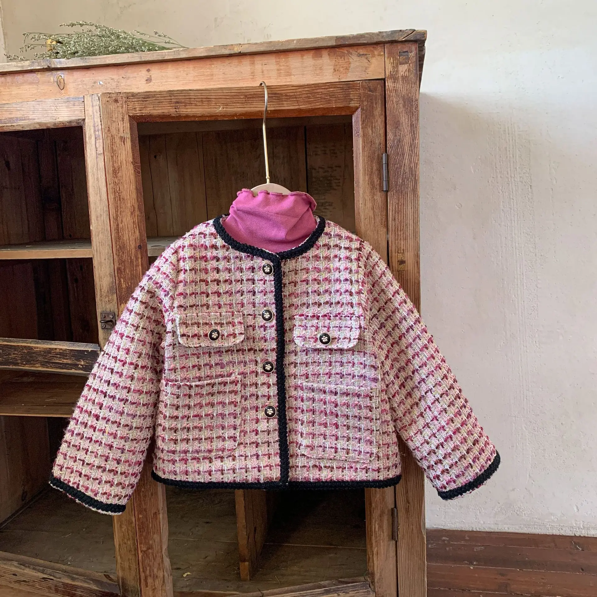 2023 Autumn Winter Children's Clothing Korean Fashion Toddler Girl Overcoat Kids Jackets Elegant Girls Pink Coat Baby Clothes
2023 Autumn Winter Children's Clothing Korean Fashion Toddler Girl Overcoat Kids Jackets Elegant Girls Pink Coat Baby Clothes