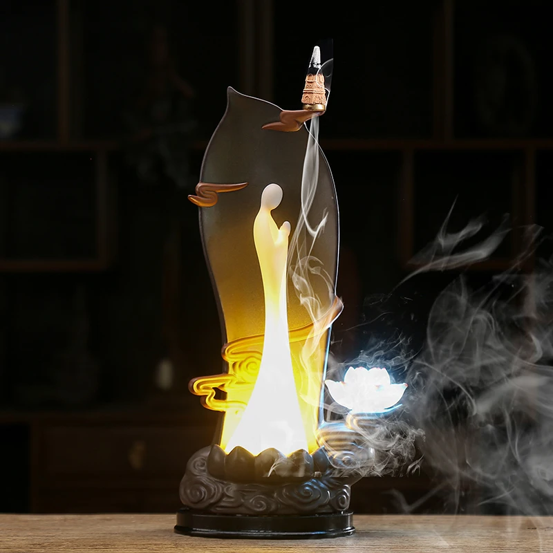 Back Flow Light Incense Burner Vintage Stick Holder Smoke Fountain Spiritual Decor Ceramic Incensario Cascata Decoration Zen
Back Flow Light Incense Burner Vintage Stick Holder Smoke Fountain Spiritual Decor Ceramic Incensario Cascata Decoration Zen