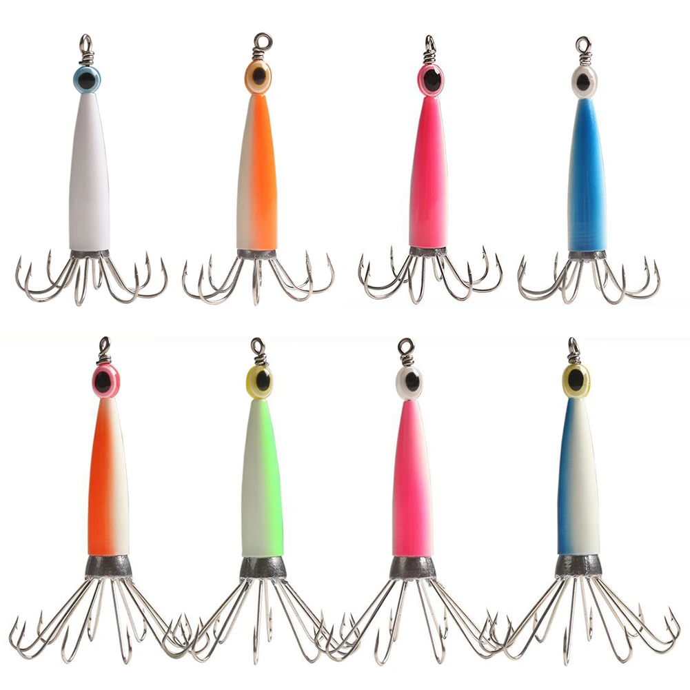 3D Fishing Lure Lead Sinker Squid Jig Hook Glow In Dark Shone Wooden Shrimp Artificial Bait Octopus Cuttlefish Fishing Tackle
3D Fishing Lure Lead Sinker Squid Jig Hook Glow In Dark Shone Wooden Shrimp Artificial Bait Octopus Cuttlefish Fishing Tackle
