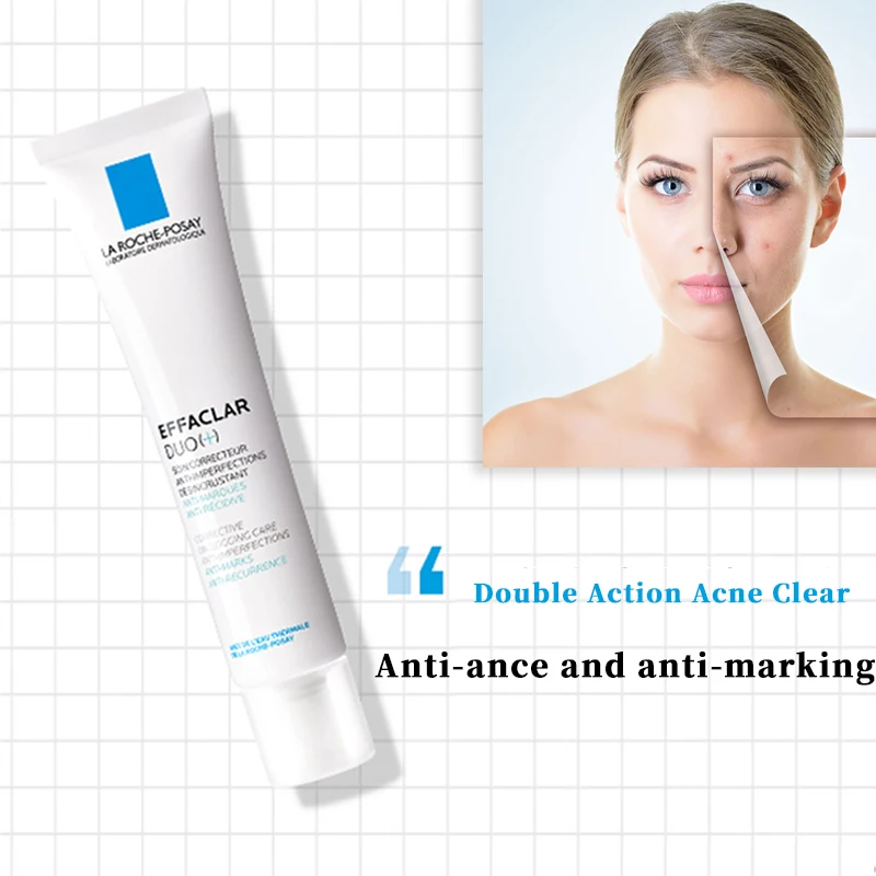 La Roche Posay Effaclar Duo Acne Spots Oil Control Acne Moisturizing Cream Face Skin CareWhitening Acne Removal Cream Acne Spots
La Roche Posay Effaclar Duo Acne Spots Oil Control Acne Moisturizing Cream Face Skin CareWhitening Acne Removal Cream Acne Spots
