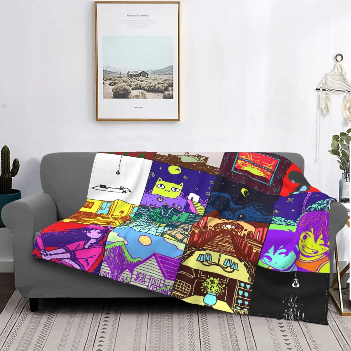 Omori Game Blankets Flannel Print Basil Mari Kel Aubrey Plaid Multi-function Soft Throw Blankets for Sofa Office Rug Piece
Omori Game Blankets Flannel Print Basil Mari Kel Aubrey Plaid Multi-function Soft Throw Blankets for Sofa Office Rug Piece