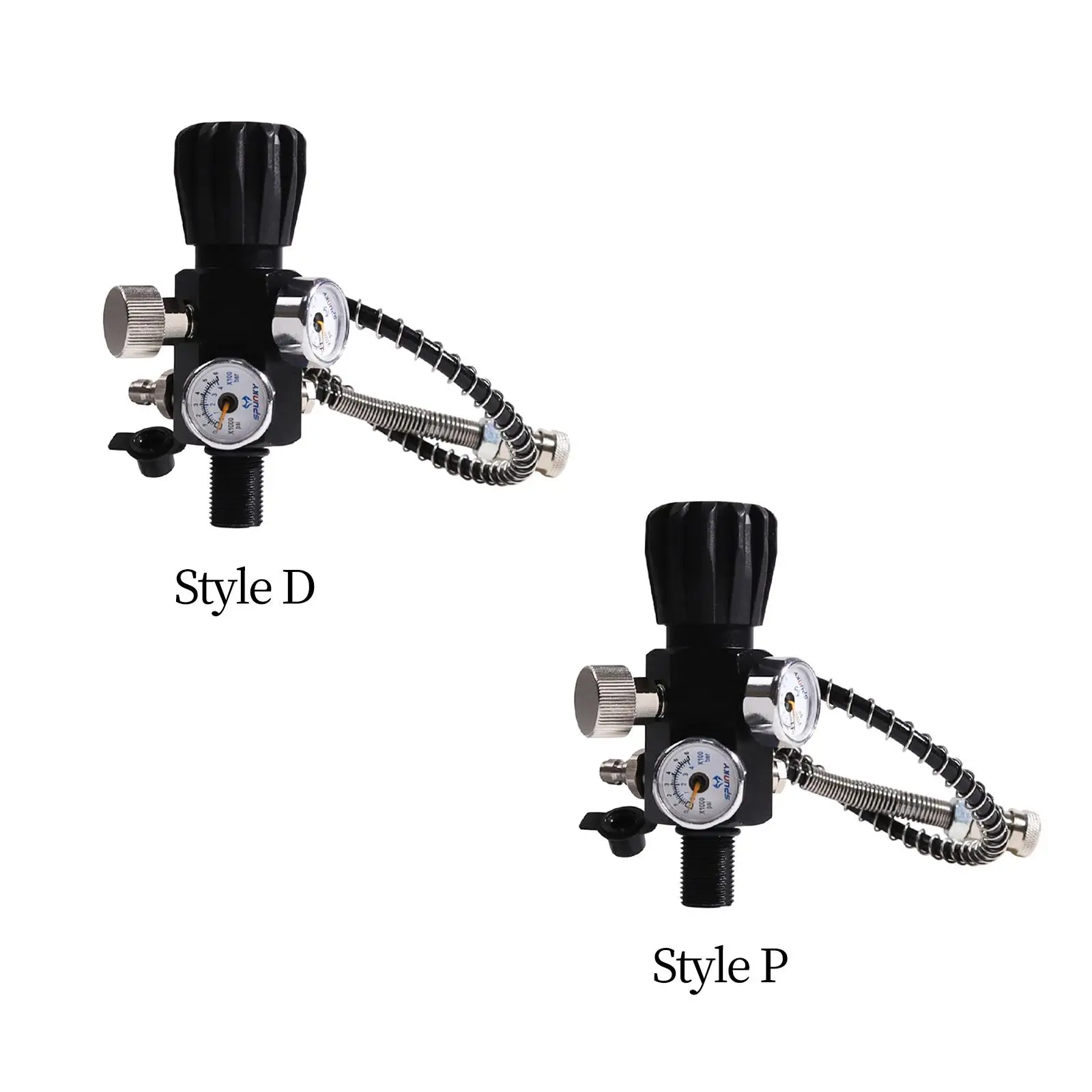 Double Pressure Gauge Valve, Regulator, Portable Durable Easy Installation Air Filling Station Refill Adapter for Diving
Double Pressure Gauge Valve, Regulator, Portable Durable Easy Installation Air Filling Station Refill Adapter for Diving