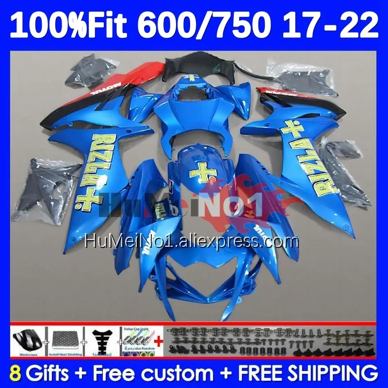 Injection For SUZUKI GSXR 750 600 CC GSXR750 K11 199No.59 GSXR600 17 18 19 20 21 2017 2018 2019 2020 2021 Fairings blue glossy
Injection For SUZUKI GSXR 750 600 CC GSXR750 K11 199No.59 GSXR600 17 18 19 20 21 2017 2018 2019 2020 2021 Fairings blue glossy