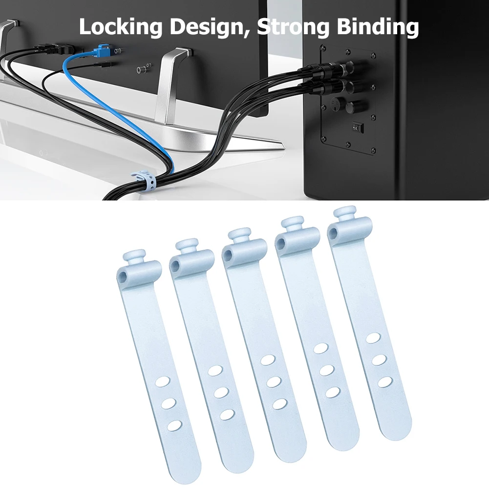 Silicone Cable Ties 3 Holes 20Pcs Cord Wrapper Reusable Cables Cord Keeper Resilient for Cable Storage Organizer for Home/Office
Silicone Cable Ties 3 Holes 20Pcs Cord Wrapper Reusable Cables Cord Keeper Resilient for Cable Storage Organizer for Home/Office
