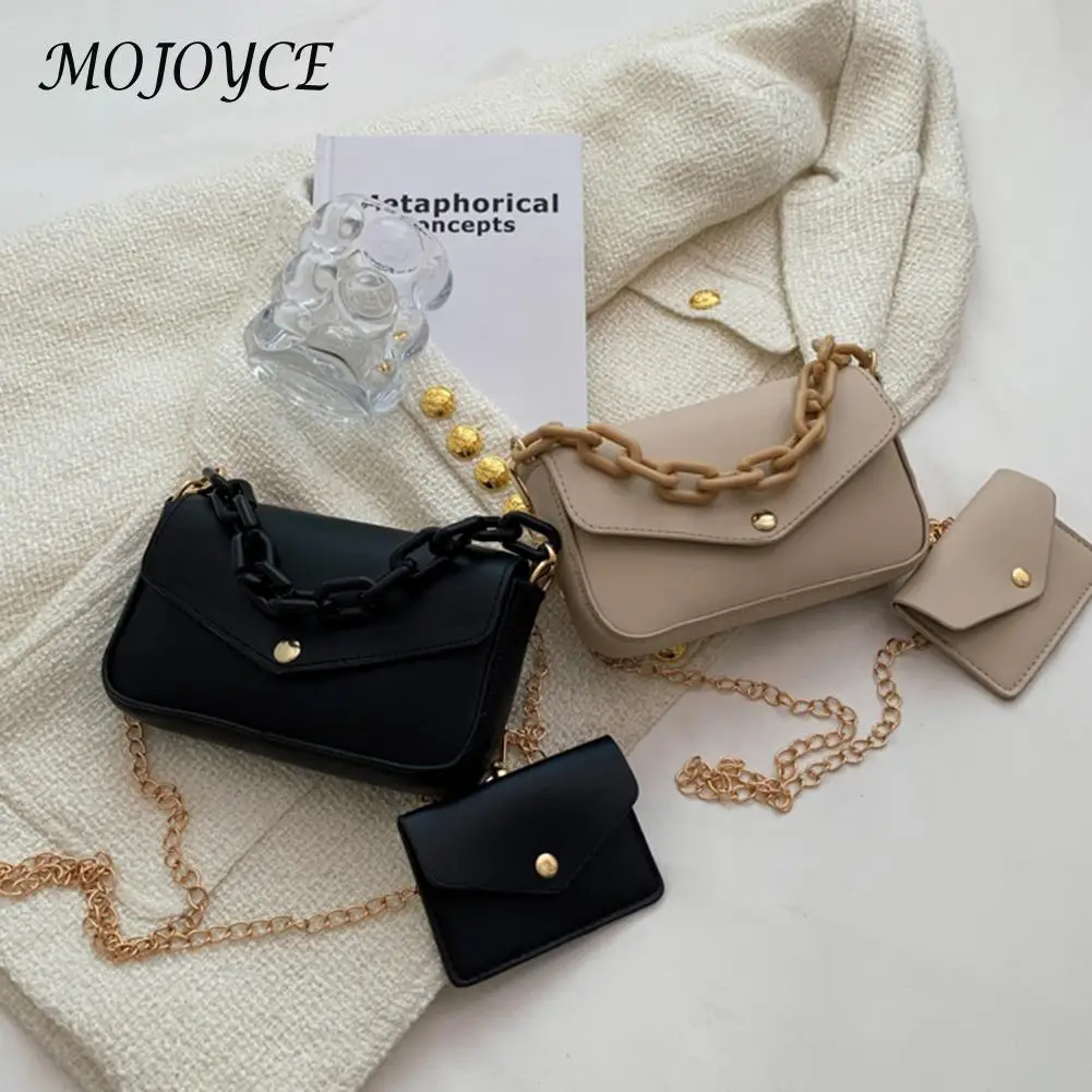 Fashion Retro PU Leather Portable Shoulder Tote Bag Women Solid Color Chain Crossbody Messenger Bag for Women
Fashion Retro PU Leather Portable Shoulder Tote Bag Women Solid Color Chain Crossbody Messenger Bag for Women