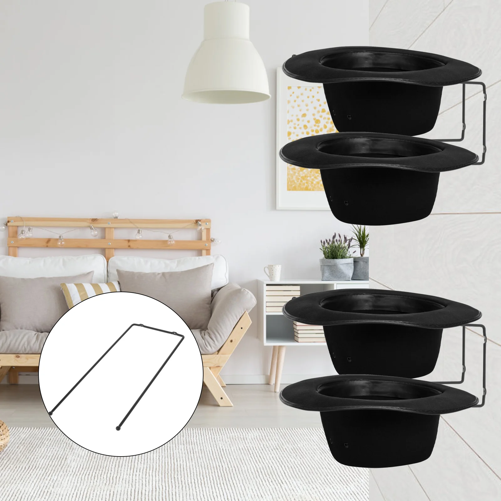 Wall Mounted Cowboy Hat Rack Iron Hat Wall Hanger Hat Display Rack for Home Store
Wall Mounted Cowboy Hat Rack Iron Hat Wall Hanger Hat Display Rack for Home Store