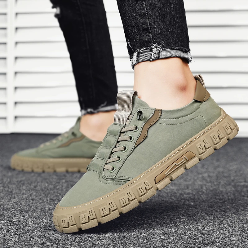 Lace Up Low Top Casual Sneakers for Men Summer New Breathable Wear-resistant Men's Sports Shoes Fashion Male Canvas Shoes Flats
Lace Up Low Top Casual Sneakers for Men Summer New Breathable Wear-resistant Men's Sports Shoes Fashion Male Canvas Shoes Flats