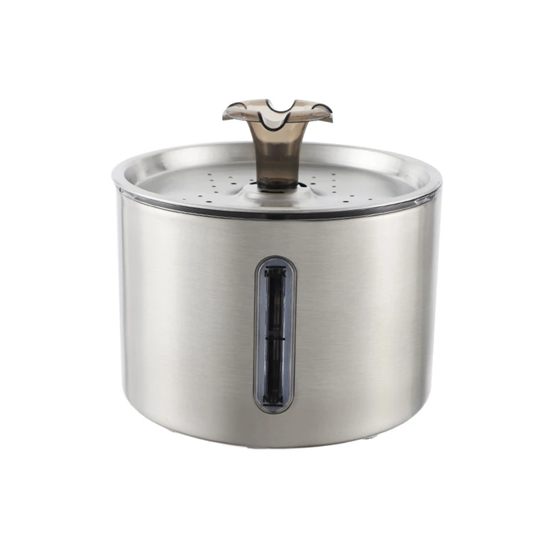 1Set Pet Water Fountain 2.5L Stainless Steel Water Fountain Silver For Multiple Pets 
1Set Pet Water Fountain 2.5L Stainless Steel Water Fountain Silver For Multiple Pets