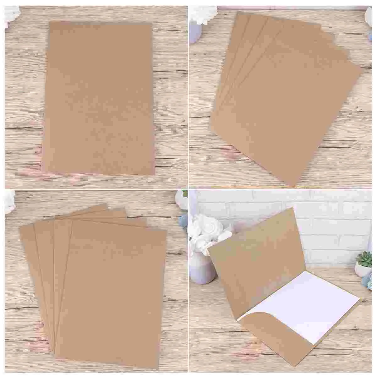 20pcs A4 Kraft Paper Presentation Folder Project File Document Folder Office Accessories (Kraft Paper)
20pcs A4 Kraft Paper Presentation Folder Project File Document Folder Office Accessories (Kraft Paper)