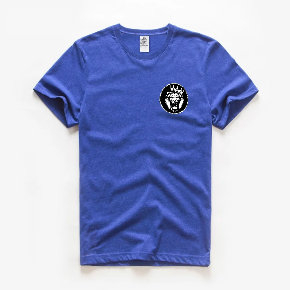 Summer Fashion Men's T Shirts Crown Lion Printing Short Sleeve Casual Crew Neck Unisex Blouse Cotton Designer Oversized T Shirt 
Summer Fashion Men's T Shirts Crown Lion Printing Short Sleeve Casual Crew Neck Unisex Blouse Cotton Designer Oversized T Shirt