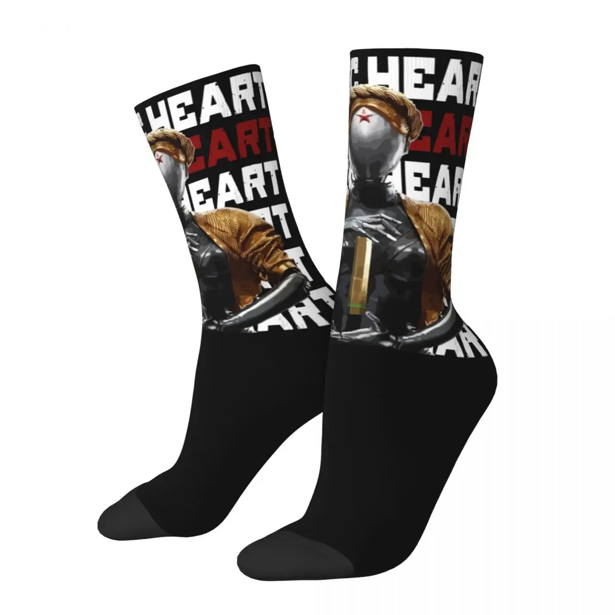 

Cozy Unisex Socks Atomic Heart Robot Girl The Twins Accessories Cute 2023 New Game Skateboard Sock All Seasons Best Gift Idea