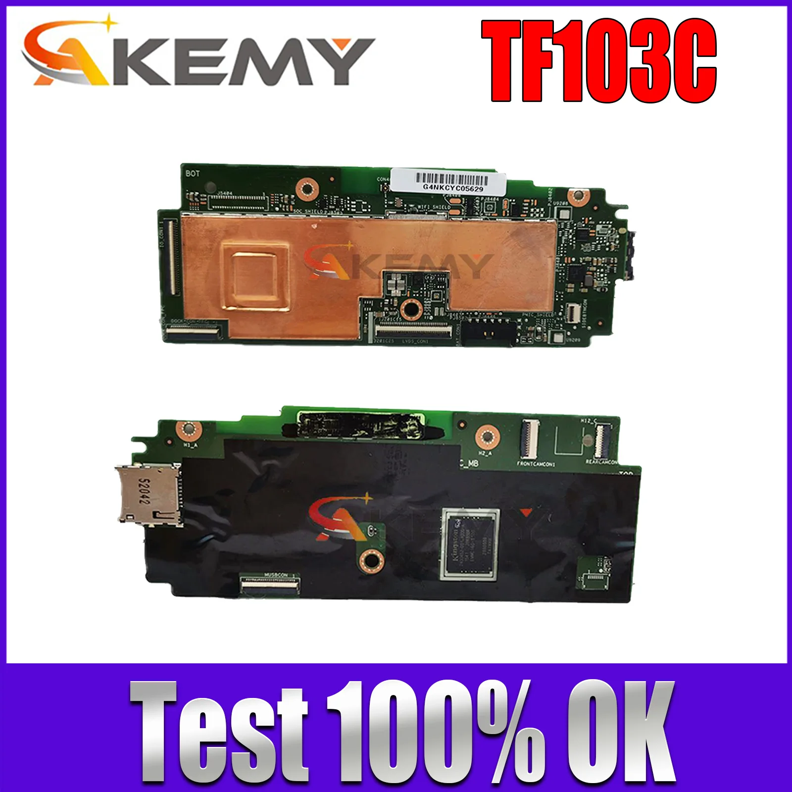 Motherboard Work fine 100% test 60NK0100 K010 for ASUS TF103C me103cg TRANSFORMER PAD System Board Motherboard 16GB
Motherboard Work fine 100% test 60NK0100 K010 for ASUS TF103C me103cg TRANSFORMER PAD System Board Motherboard 16GB