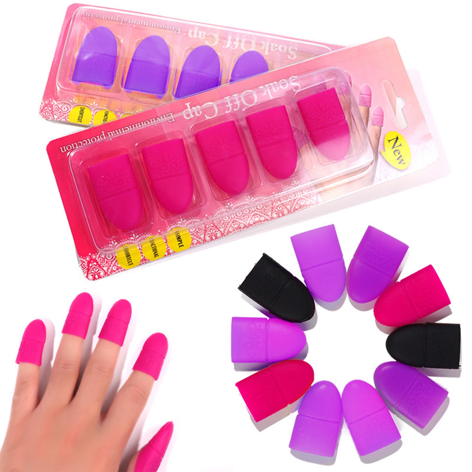5Pcs Nail Polish Clip Soak Off Silicone Cap Gel Lak Remover Wraps Nail Degreaser Cleaner Tips Fingers Varnish Manicure Tools
5Pcs Nail Polish Clip Soak Off Silicone Cap Gel Lak Remover Wraps Nail Degreaser Cleaner Tips Fingers Varnish Manicure Tools