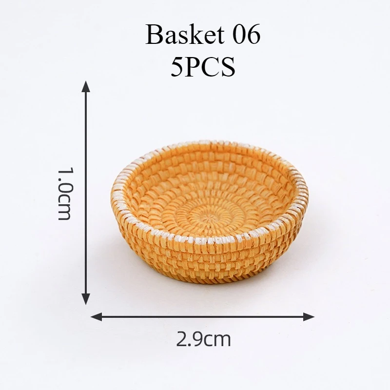 5 шт. мини-корзинки из смолы
5 шт. мини-корзинки из смолы