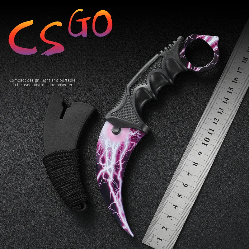 Csgo Game Claw Knife Hand Knife Portable Cutting Blade Novice Outdoor Practice Knife Toy Cutting Blade All Steel Blade
Csgo Game Claw Knife Hand Knife Portable Cutting Blade Novice Outdoor Practice Knife Toy Cutting Blade All Steel Blade