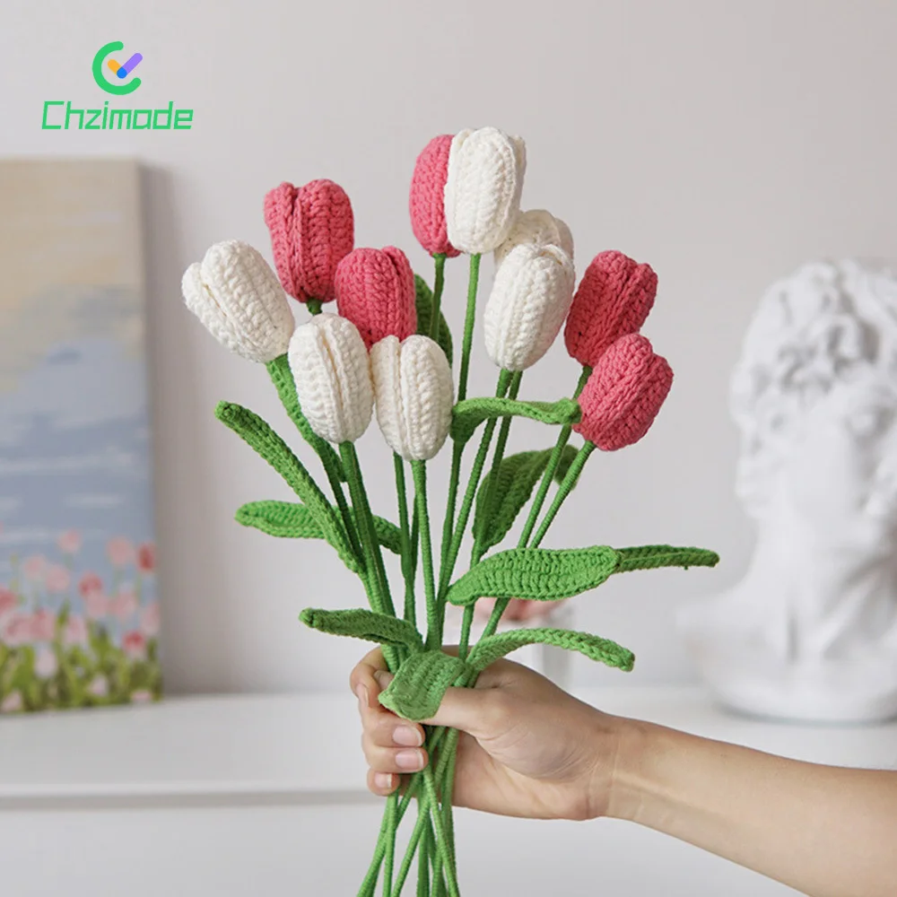 NEW 1PC Braided Tulip DIY Tulips Immortal Flowers Fake Holding Flower Artificial Flowers Bouquet for Wedding Home Decoration 
NEW 1PC Braided Tulip DIY Tulips Immortal Flowers Fake Holding Flower Artificial Flowers Bouquet for Wedding Home Decoration