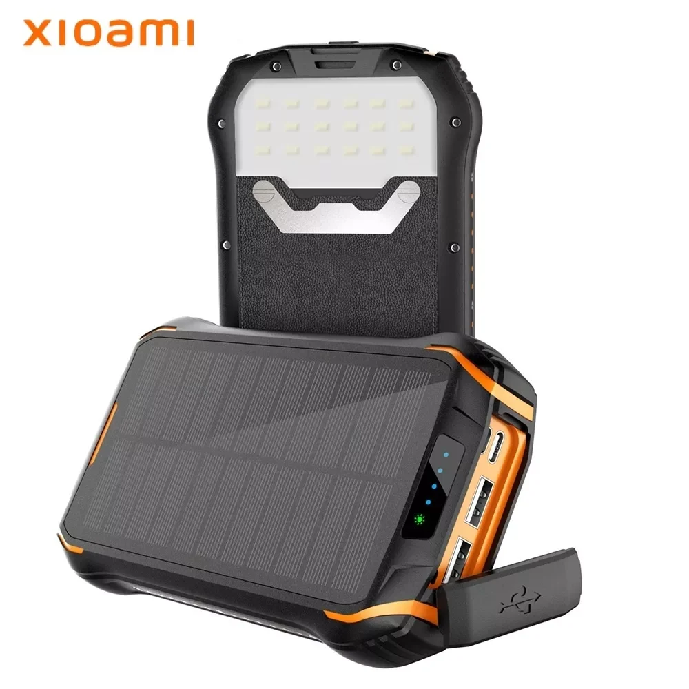 NEW 26800mAh Solar Power Bank Portable Charger USB Type C Fast Charging Powerbank LED Camping Light External Battery Pack
NEW 26800mAh Solar Power Bank Portable Charger USB Type C Fast Charging Powerbank LED Camping Light External Battery Pack